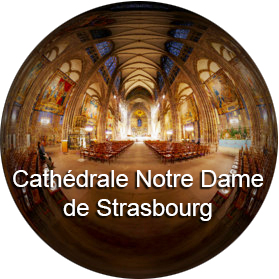 Cathédrale Notre Dame de Strasbourg - Photographie sphérique 360° - Visite virtuelle