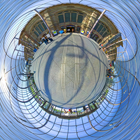 Gare de Strasbourg - Verrière - Photographie sphérique 360° - Visite virtuelle