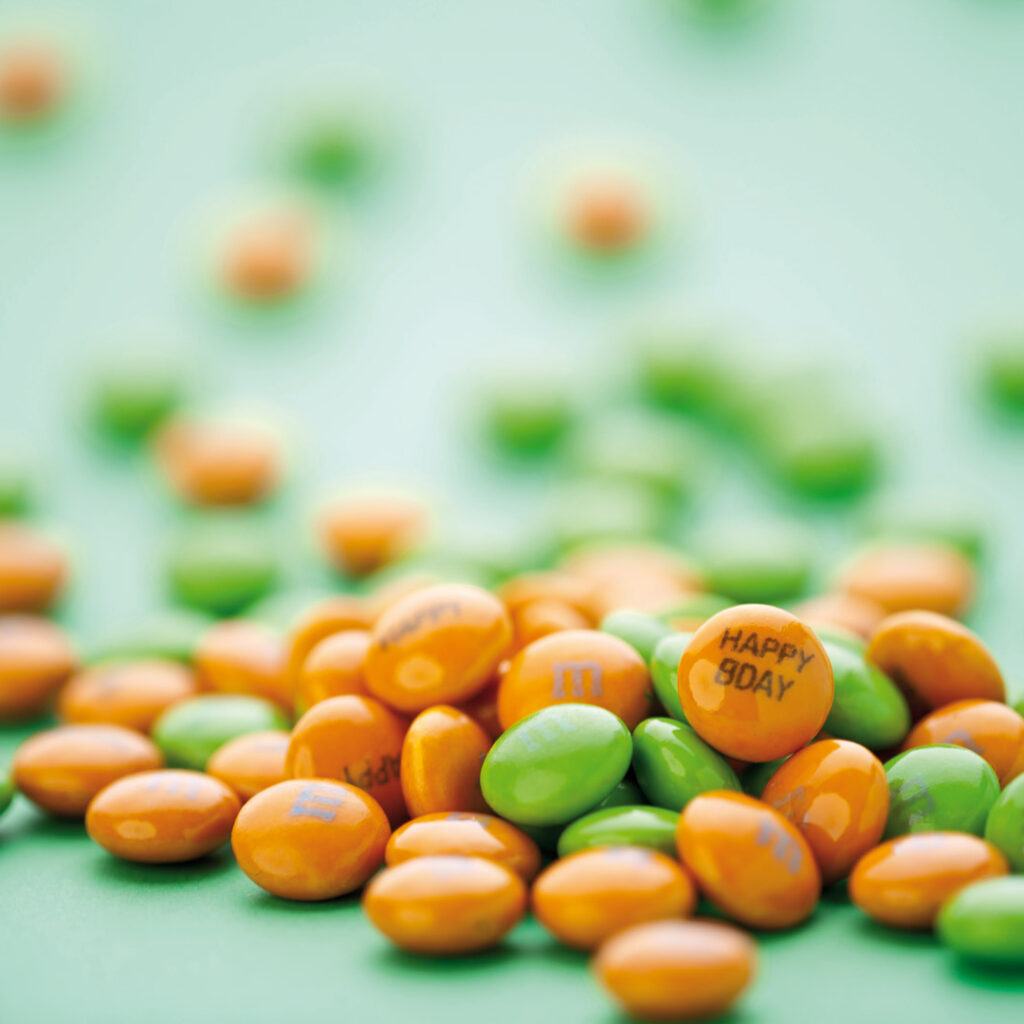 M&M's - Happy Birthday - Visuel pour campagne de promotion - Studio photo Strasbourg / 67 / Alsace