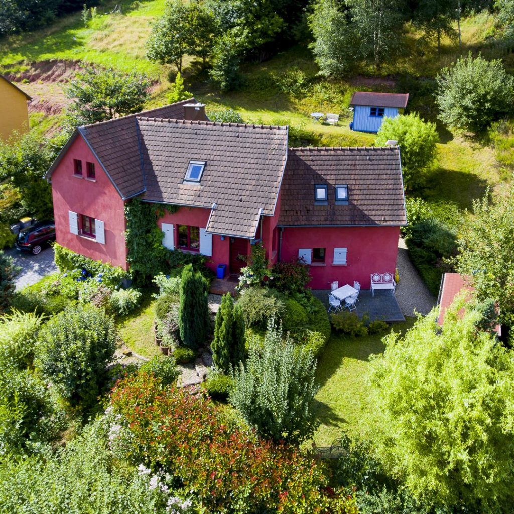 Prise de vue aérienne par drone - Maison individuelle à Reichsfeld