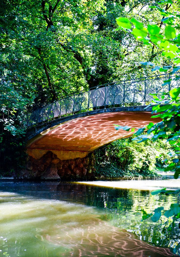Petit pont du Jardin de l'Orangerie à Strasbourg - Architecture