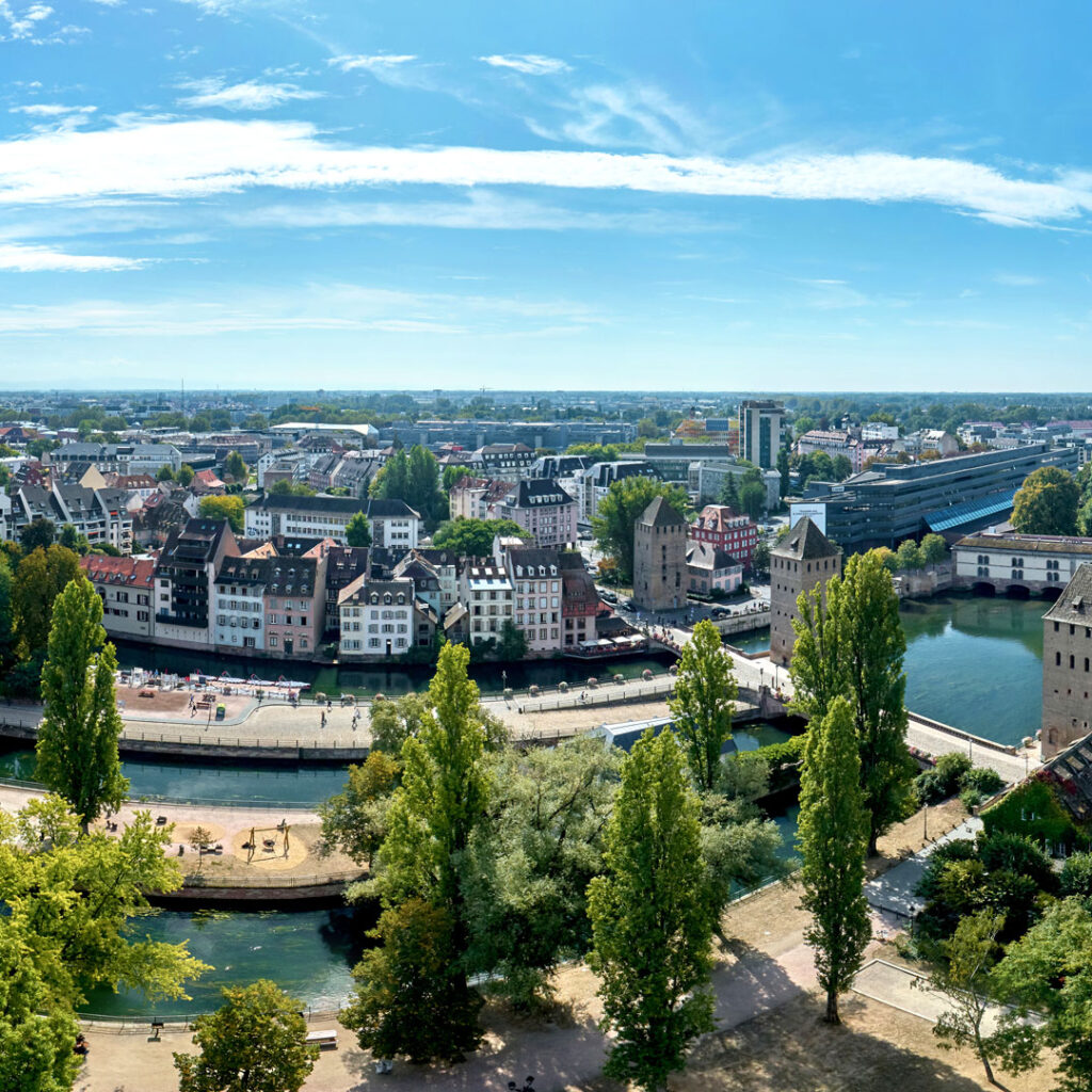 Strasbourg Petite France en panoramique 360° - Photographie aérienne par drone Architecture