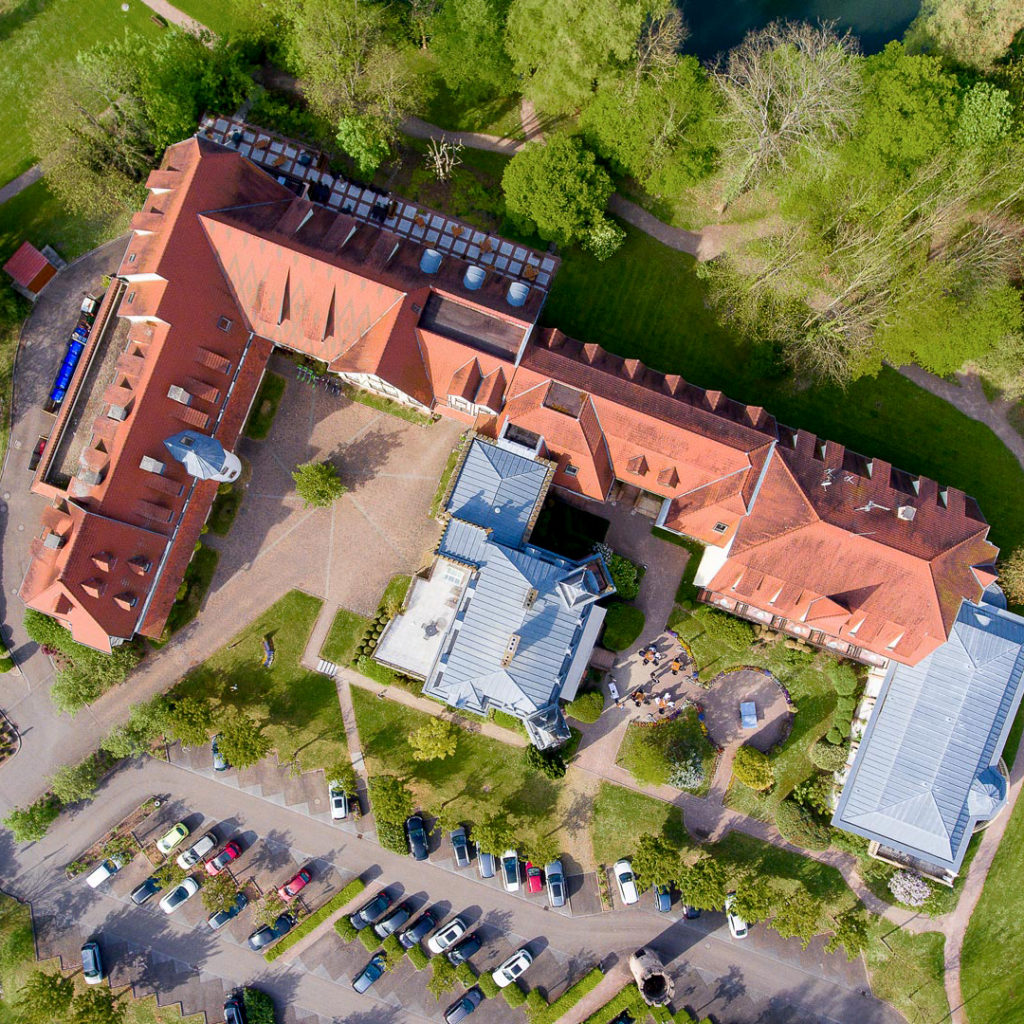 Chateau de l'Ill à Ostwald 67 - Photographie aérienne par drone Architecture