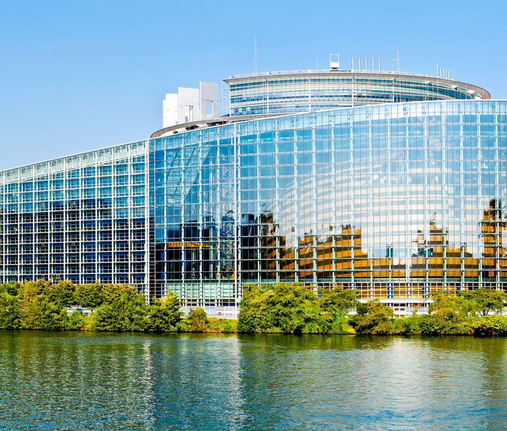 Conseil de l'Europe à Strasbourg (Bâtiment Louise Weiss) - Photographe Architecture